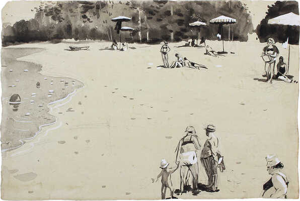 Зыков Анатолий Иванович. Пляж 